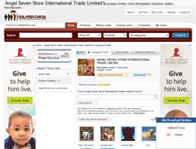Tablet Screenshot of angelsevenstore.safestchina.com