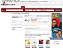 Tablet Screenshot of halife-jewelry.safestchina.com