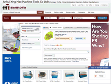 Tablet Screenshot of anhui-xing-mao-machine-tools-co-ltd.safestchina.com