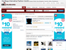 Tablet Screenshot of handbags-internatinal-fashion-co-ltd.safestchina.com